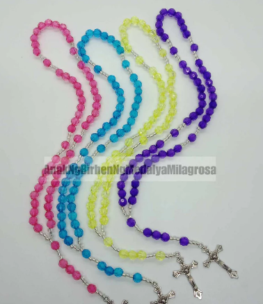 Rosary- Crystal Beads 10 Inches